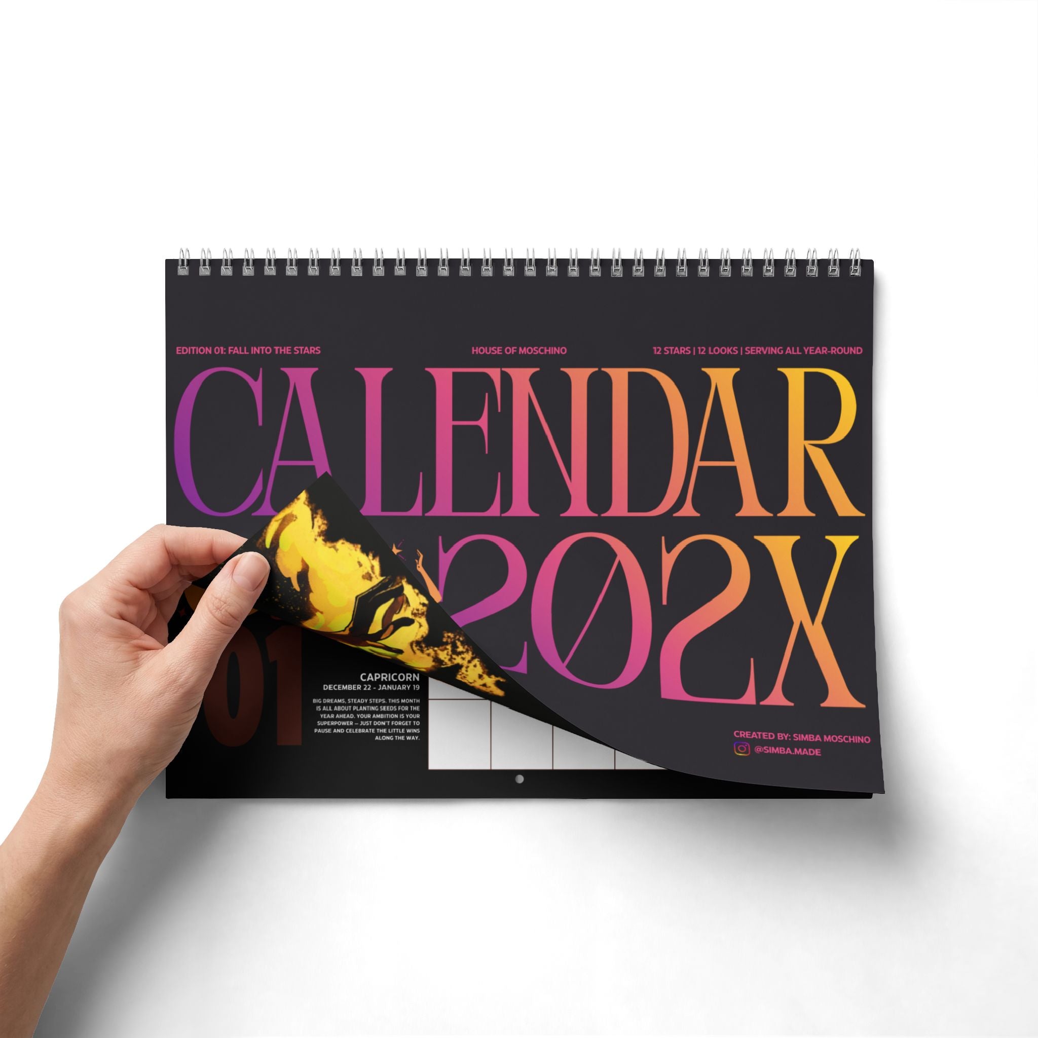 House of Moschino Interstellar Zodiac Calendar | 12 Original Stars & Looks