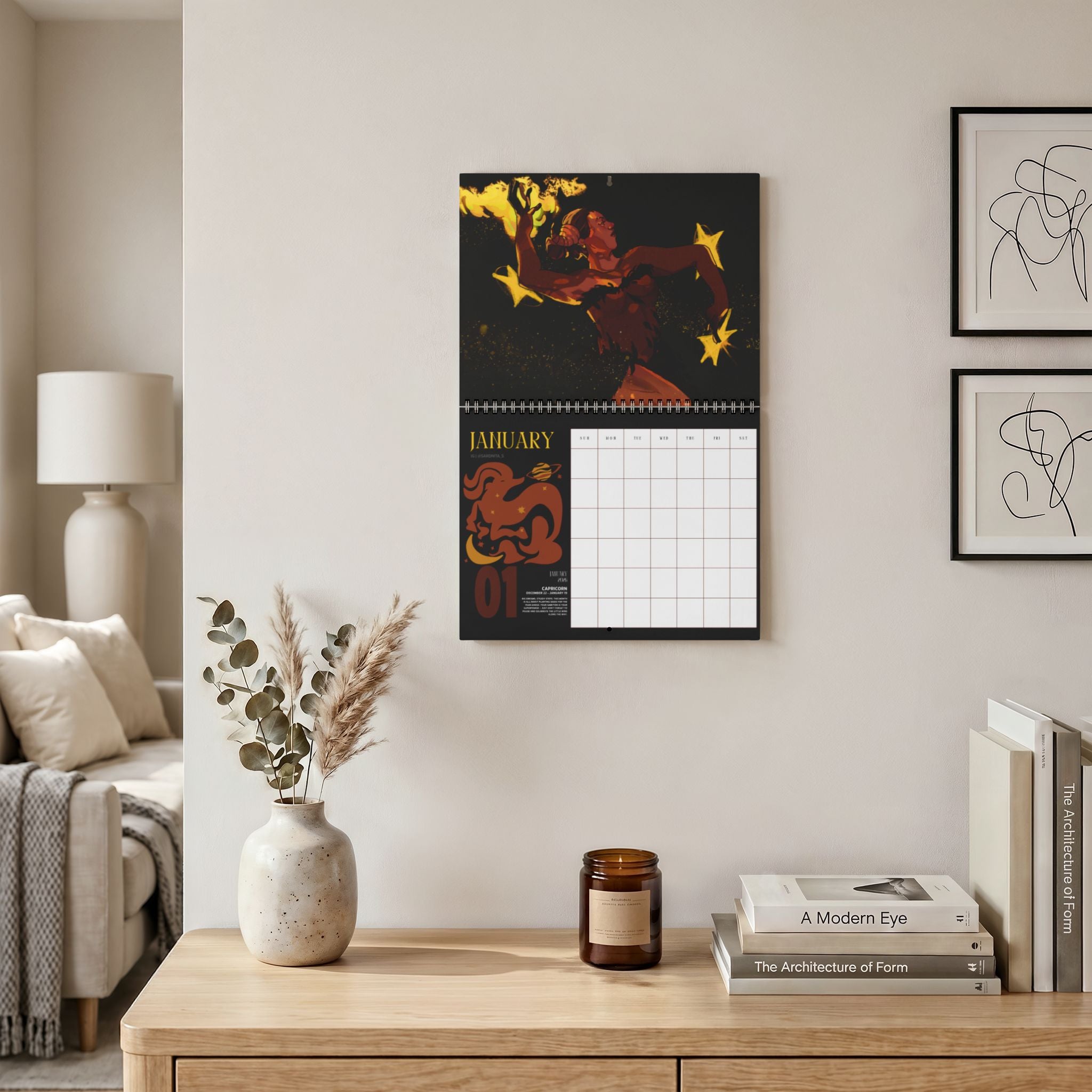 House of Moschino Interstellar Zodiac Calendar | 12 Original Stars & Looks